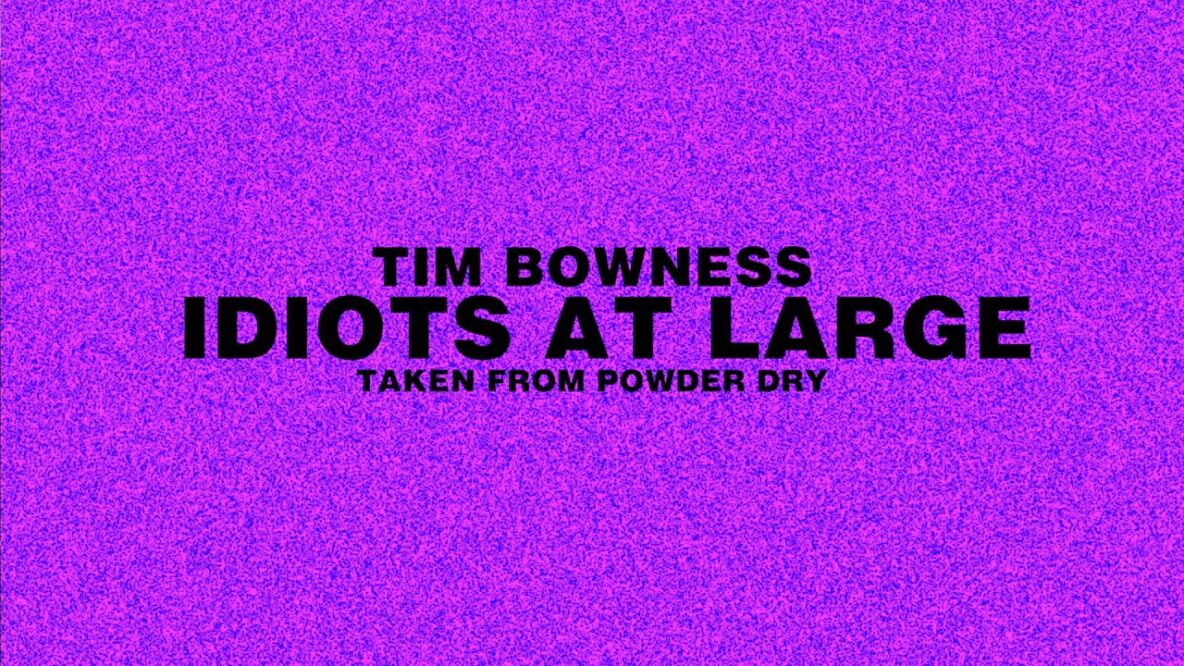 Tim Bowness "Idiots At Large" (taken from 'Powder Dry')